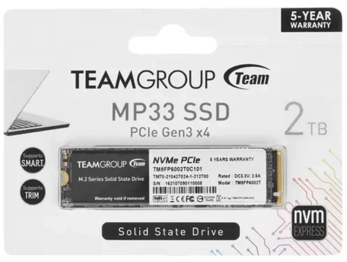 SSD накопитель Team Group MP33 TM8FP6002T0C101 2Tb - ForteMarket SSD накопитель Team Group MP33 TM8FP6002T0C101 2Tb купить,0