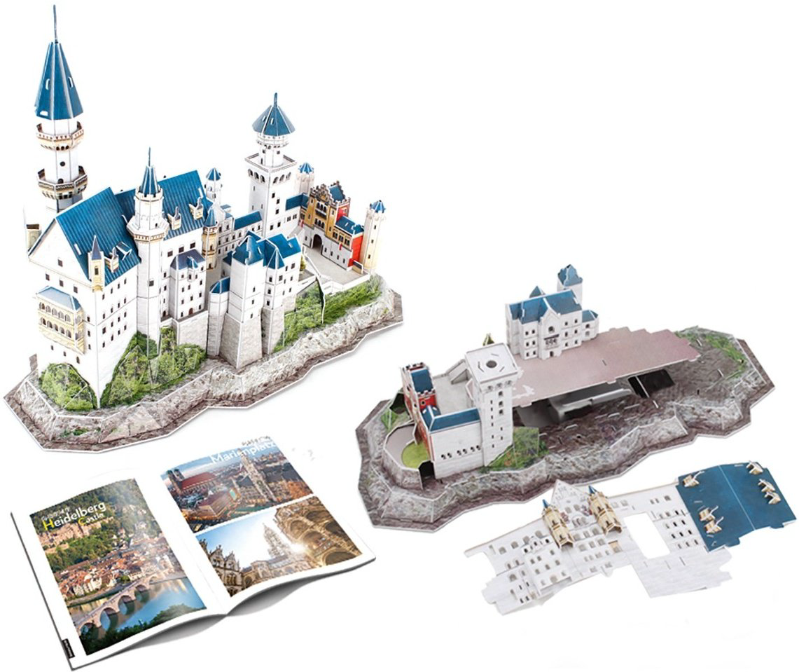 Пазлы CubicFun National Geographic Нойшванштайн DS0990h 121 деталей  купить,NaN