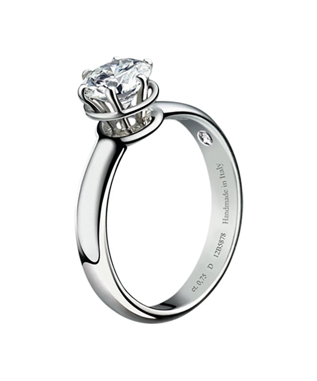 Кольцо Damiani 81100337 д 14р 3,68гр 0,33ct. купить,NaN
