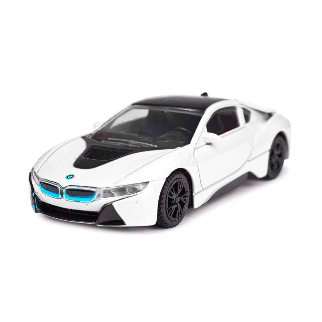 Металлическая машинка Rastar 1:43 BMW i8 58400W белая