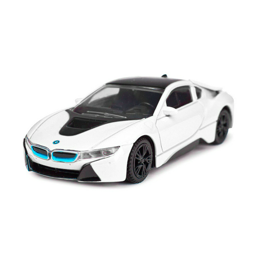 Металлическая машинка Rastar 1:43 BMW i8 58400W белая