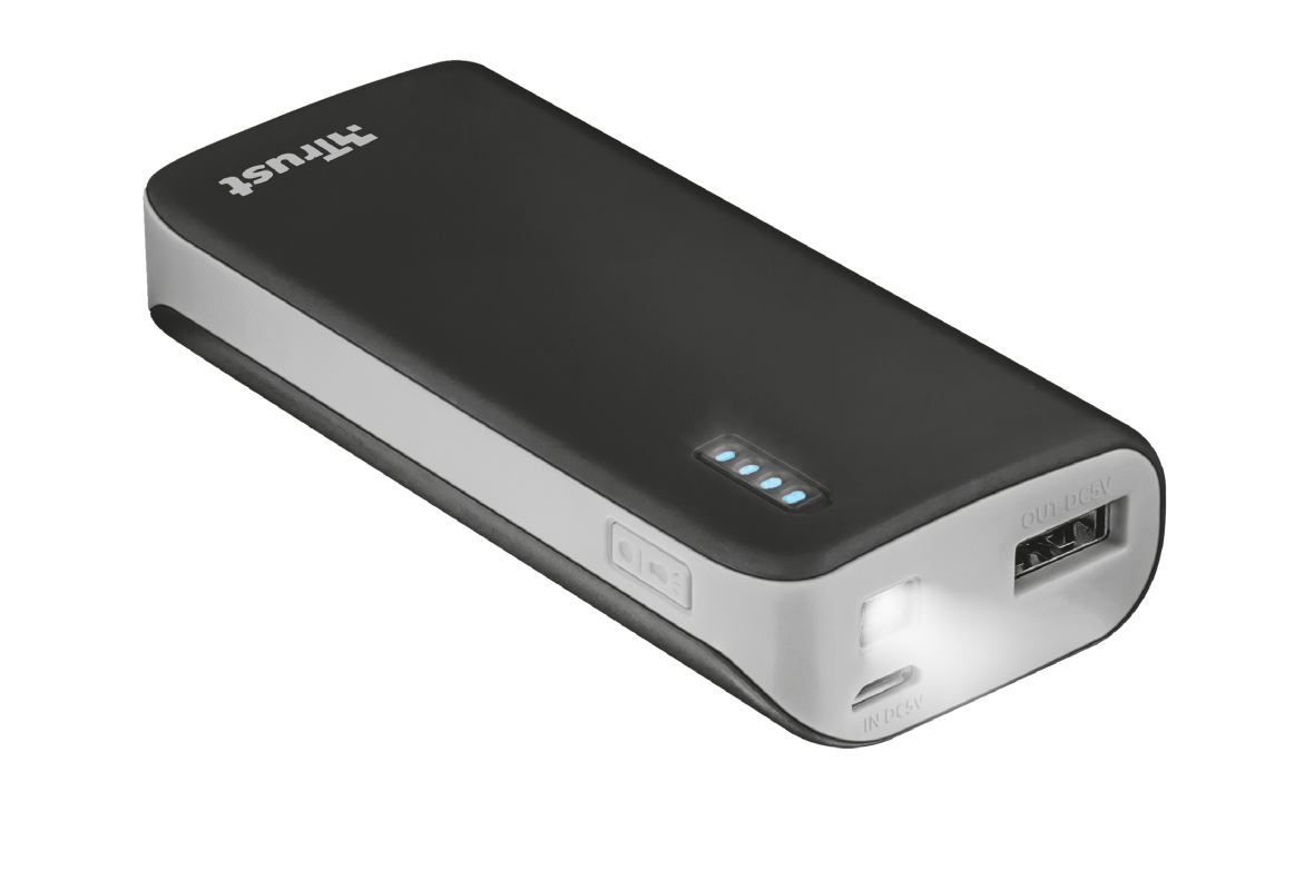 Power Bank Trust Primo 4400mAh черный