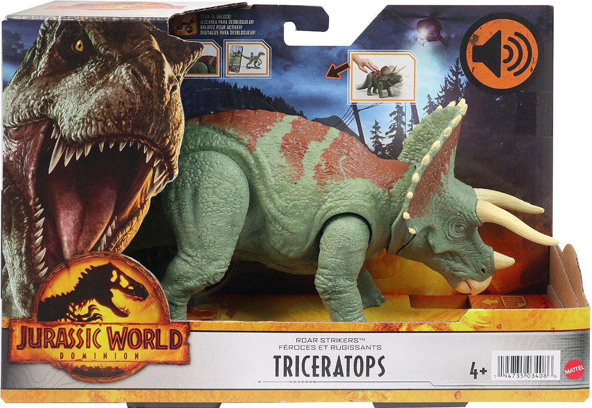 Фигурка Jurassic World Dominion Трицератопс HDX17/HDX34 30см купить,NaN