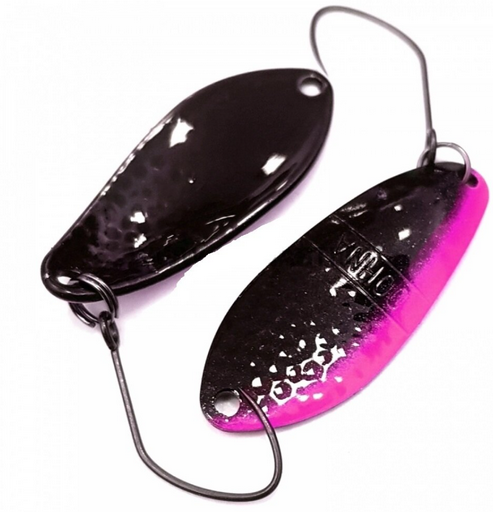 Блесна колеблющаяся Angler`z System Area Spoon Dohna 32 мм 2.5 гр SC03 черно-розовая