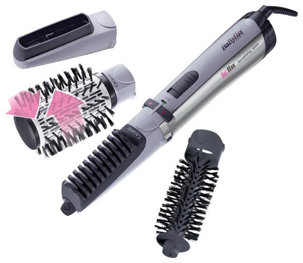 Фен-щетка Babyliss 2735E серебристая