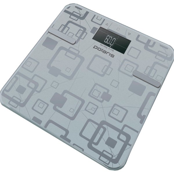 Весы напольные Polaris PWS 1834DGF серые купить,NaN