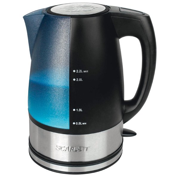 Электрочайник Scarlett SC-1020 2.2л черный