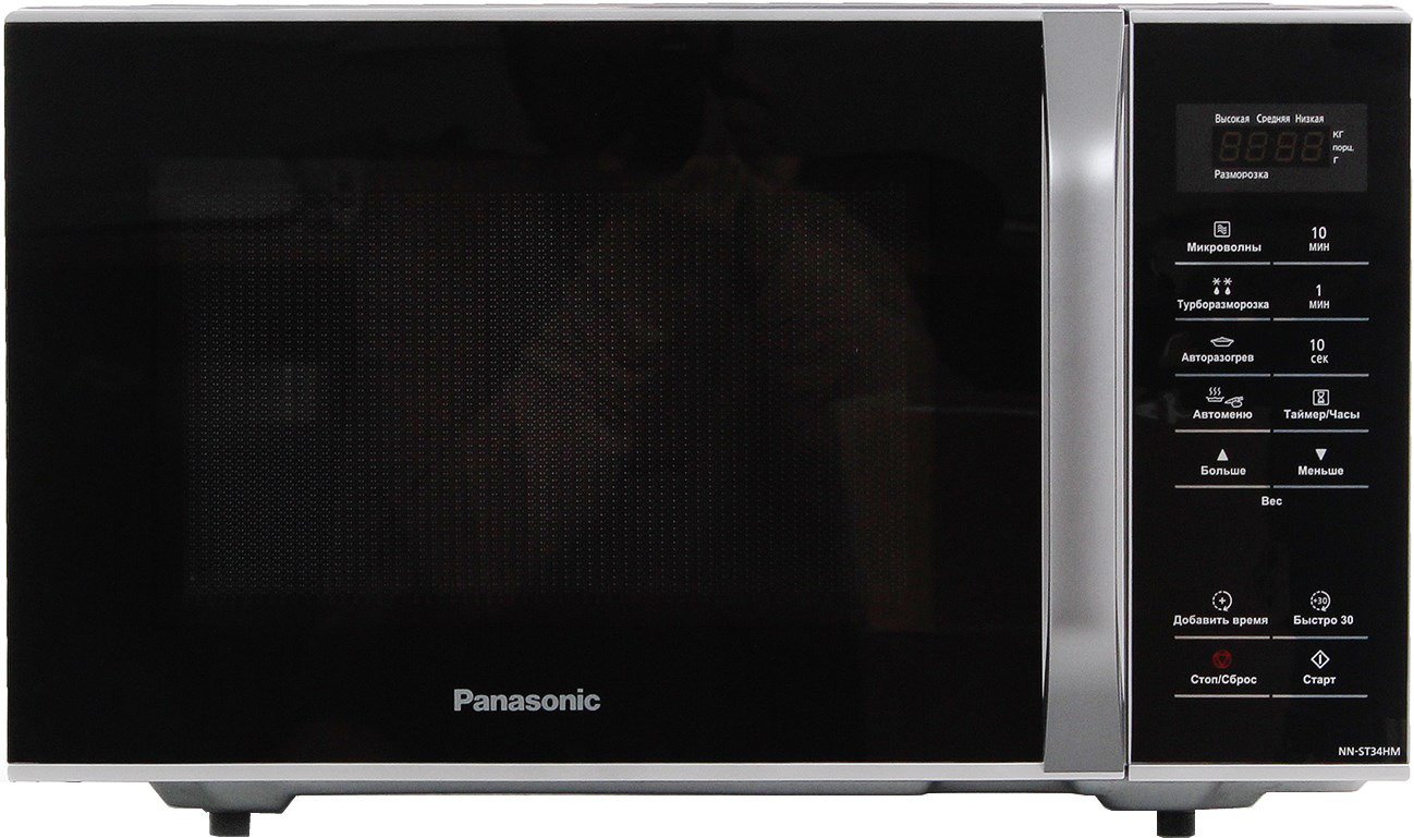Микроволновая печь Panasonic NN-ST34HMZPE серебристая