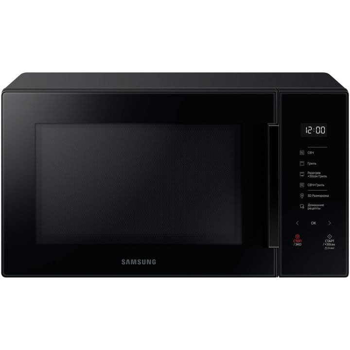 Микроволновая печь Samsung MG30T5018AK/BW черная купить,NaN