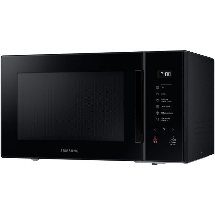 Микроволновая печь Samsung MG30T5018AK/BW черная купить,NaN