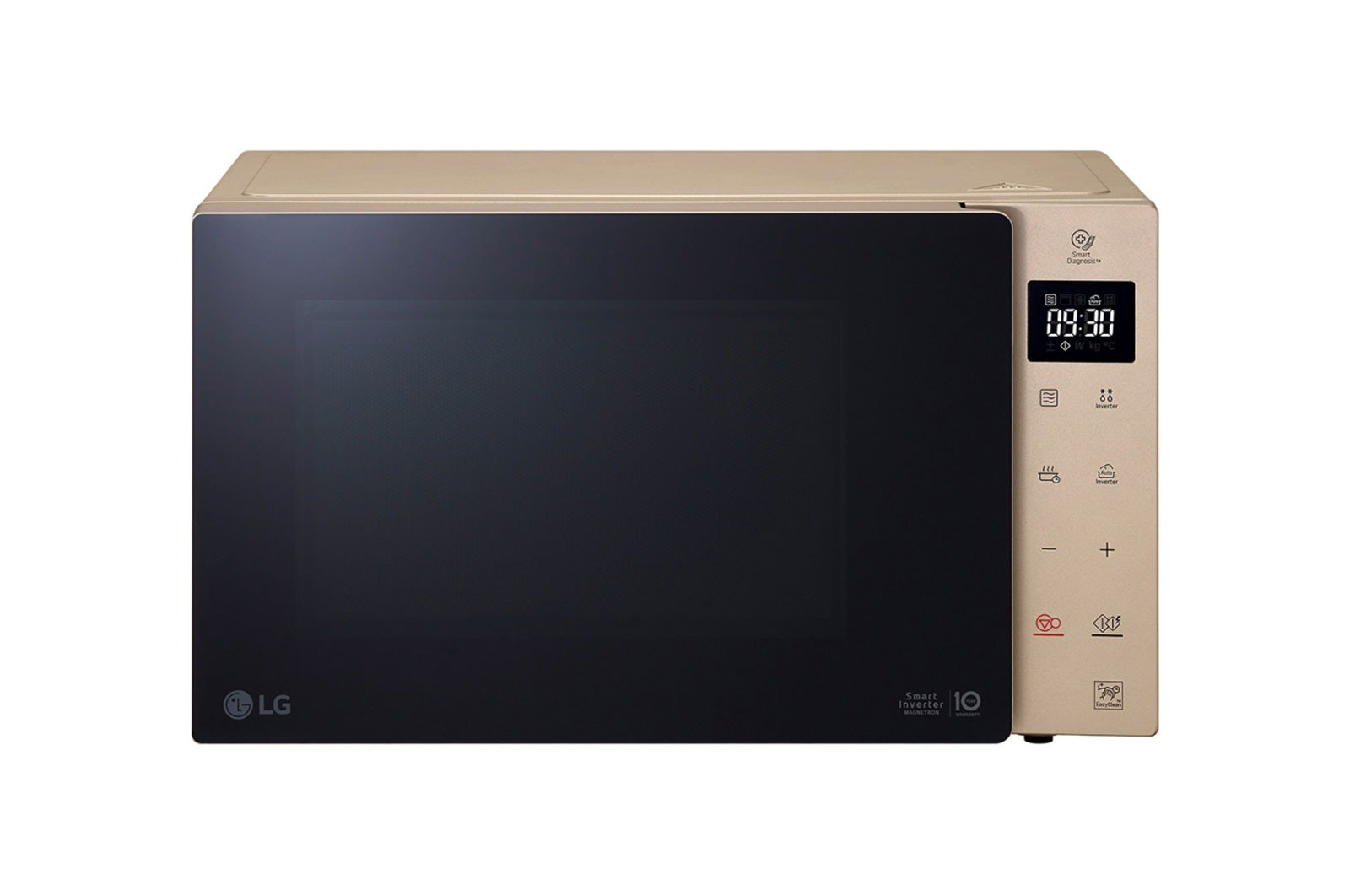 Микроволновая печь LG MS2535GISH черно-золотистая купить,NaN