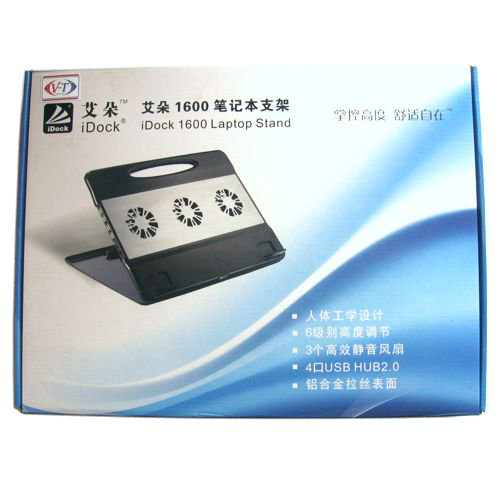 Подставка для ноутбука ViTi USB FAN for NB CP211 черная купить,4000