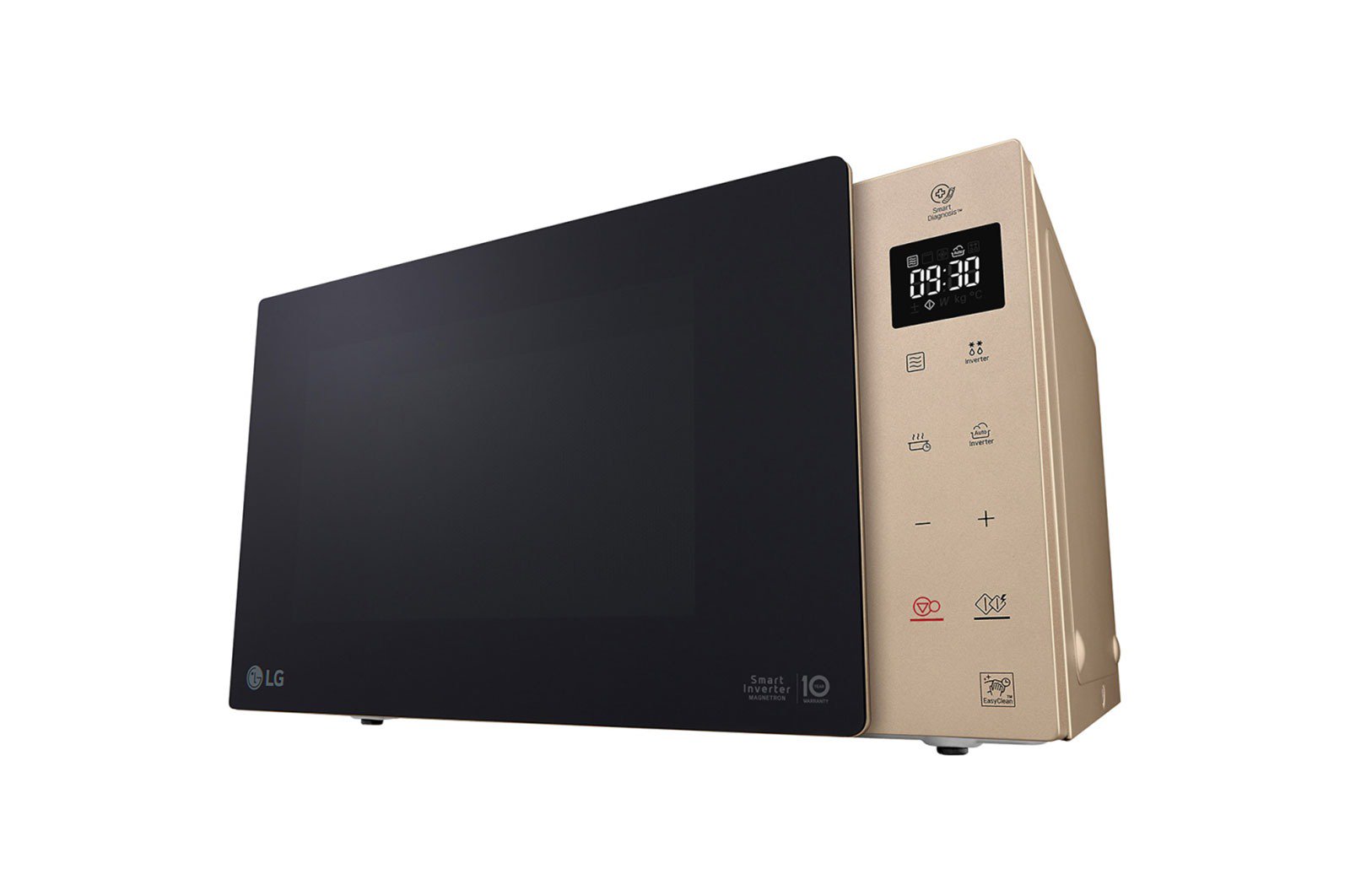 Микроволновая печь LG MS2535GISH черно-золотистая купить,NaN