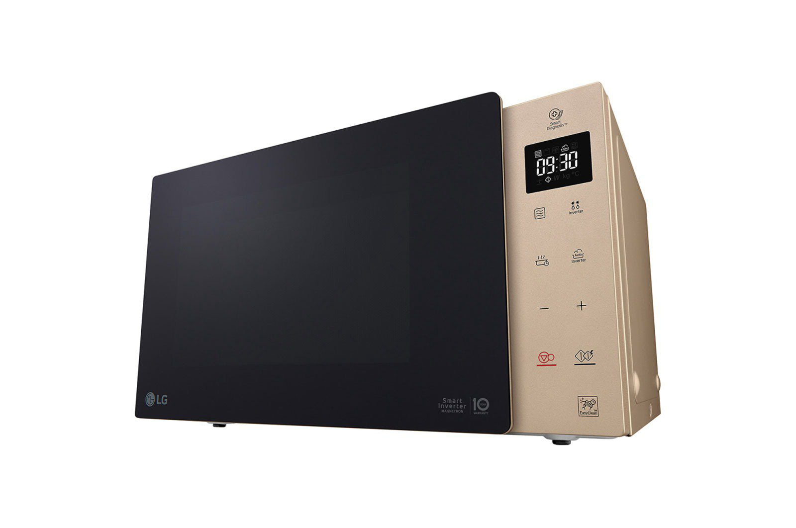 Микроволновая печь LG MS2535GISH черно-золотистая купить,NaN