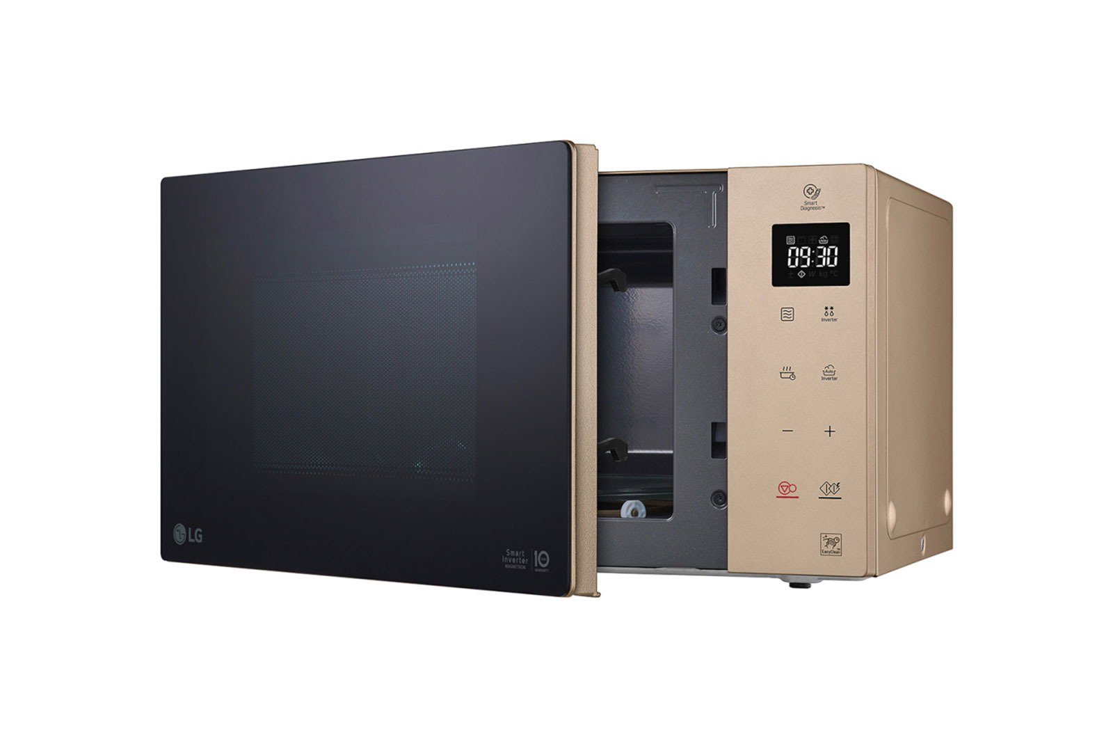 Микроволновая печь LG MS2535GISH черно-золотистая купить,NaN