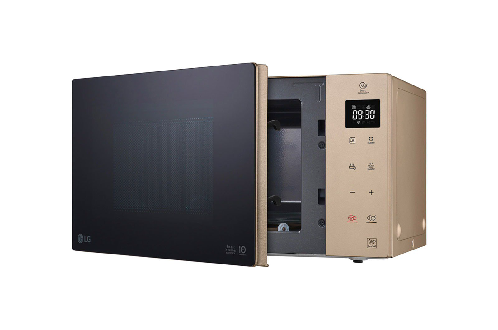 Микроволновая печь LG MS2535GISH черно-золотистая купить,NaN