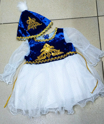 Комплект синий, белый