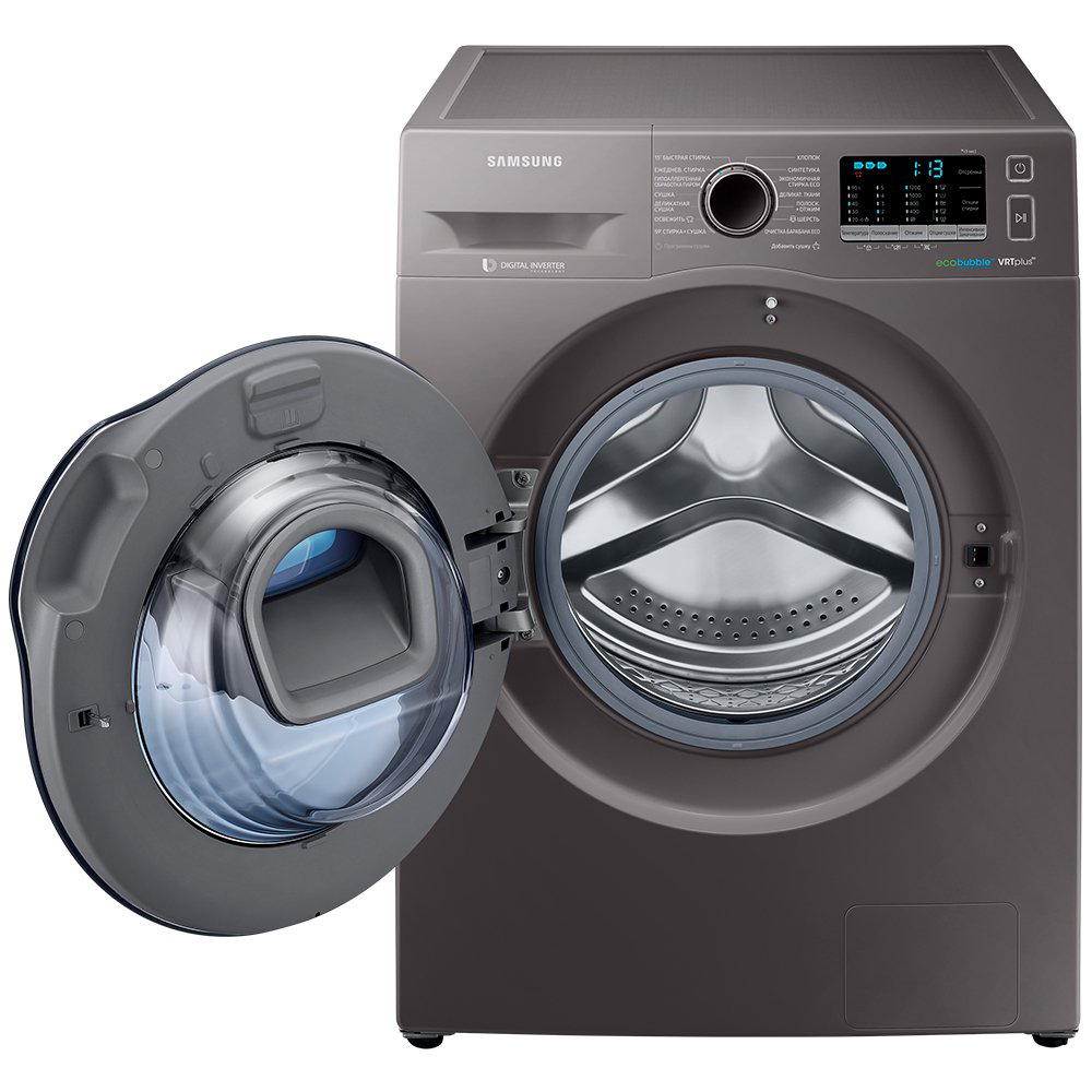 Стиральная машина Samsung WD80K52E0ZX/LD серая купить,NaN