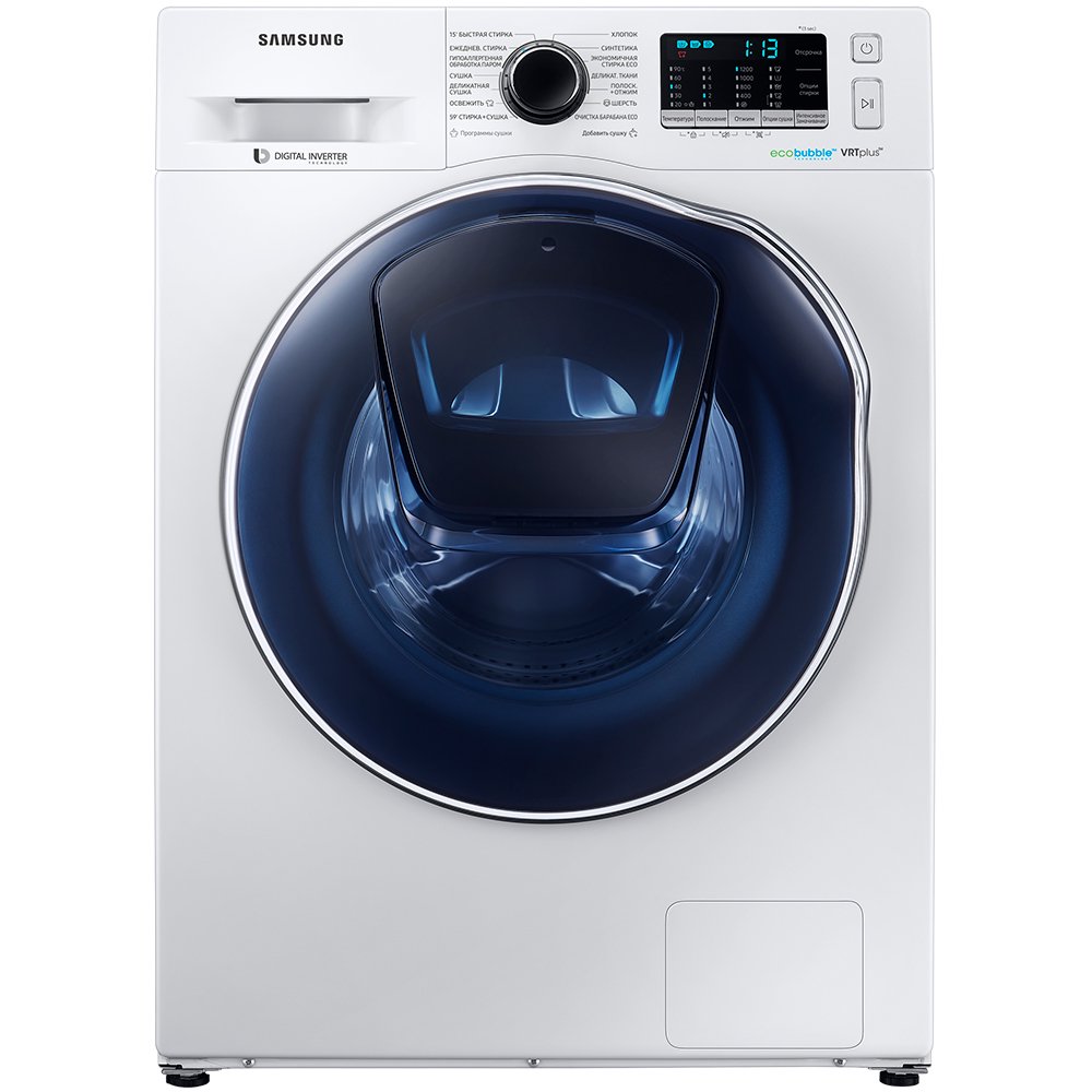 Стиральная машина Samsung WD80K52E0ZW/LD белая