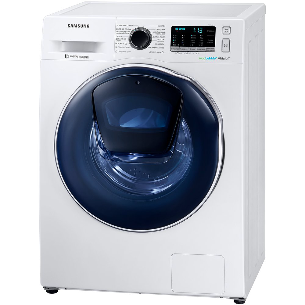 Стиральная машина Samsung WD80K52E0ZW/LD белая купить,NaN