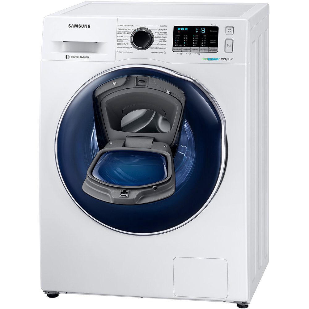 Стиральная машина Samsung WD80K52E0ZW/LD белая купить,NaN