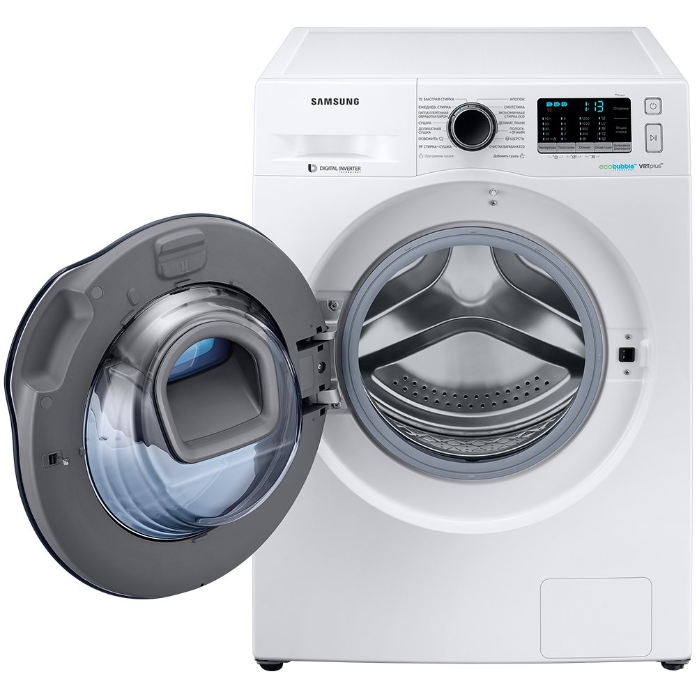 Стиральная машина Samsung WD80K52E0ZW/LD белая