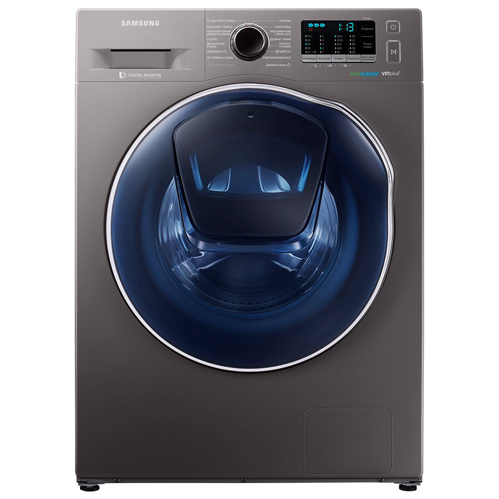 Стиральная машина Samsung WD80K52E0ZX/LD серая купить,NaN