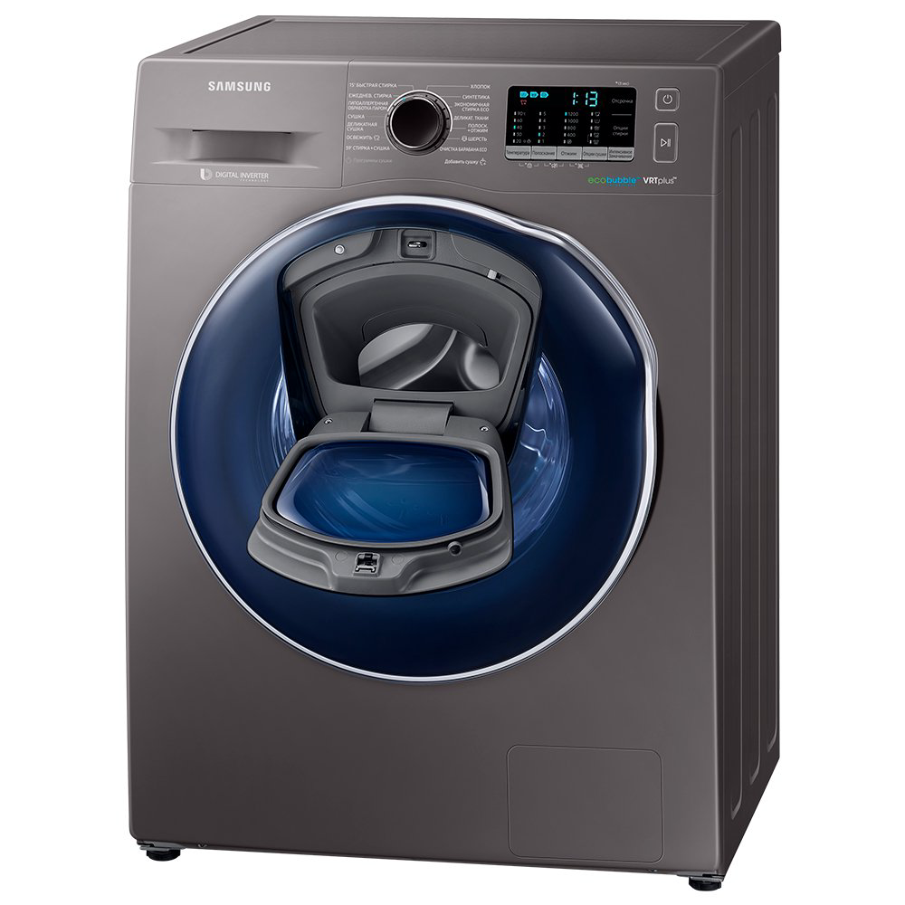 Стиральная машина Samsung WD80K52E0ZX/LD серая купить,NaN