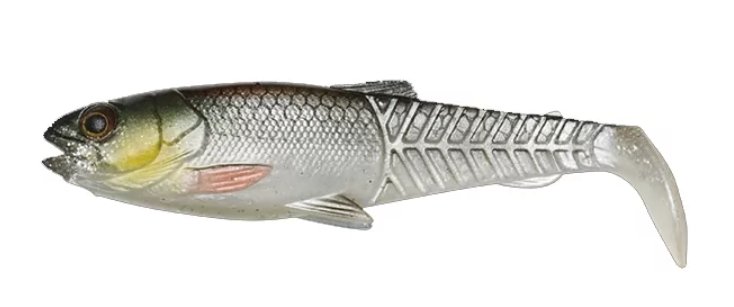 Приманка Savage Gear Craft Cannibal Paddletail 125мм 20гр Green Silver