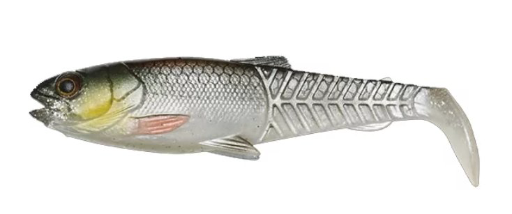 Приманка Savage Gear Craft Cannibal Paddletail 125мм 20гр Green Silver