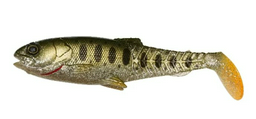 Приманка Savage Gear Craft Cannibal Paddletail 105мм 12гр Olive Pearl Silver SMOL