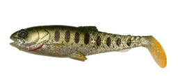 Приманка Savage Gear Craft Cannibal Paddletail 85мм 7гр Olive Pearl Silver Smolt