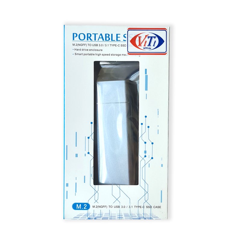 Внешний корпус ViTi U3M.2 серебристый - ForteMarket Внешний корпус ViTi U3M.2 серебристый купить,0