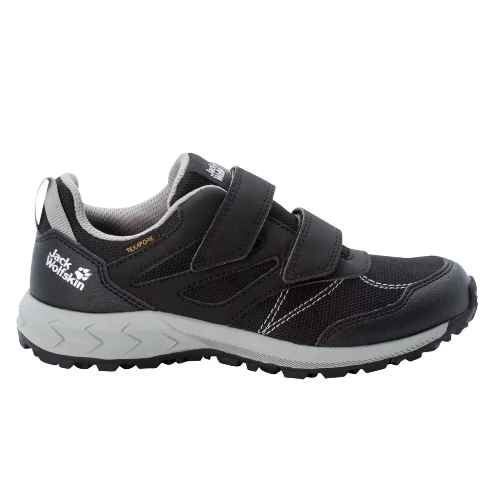 Кроссовки детские Jack Wolfskin Woodland texapore vc 4046351-6364 grey 32 купить,NaN