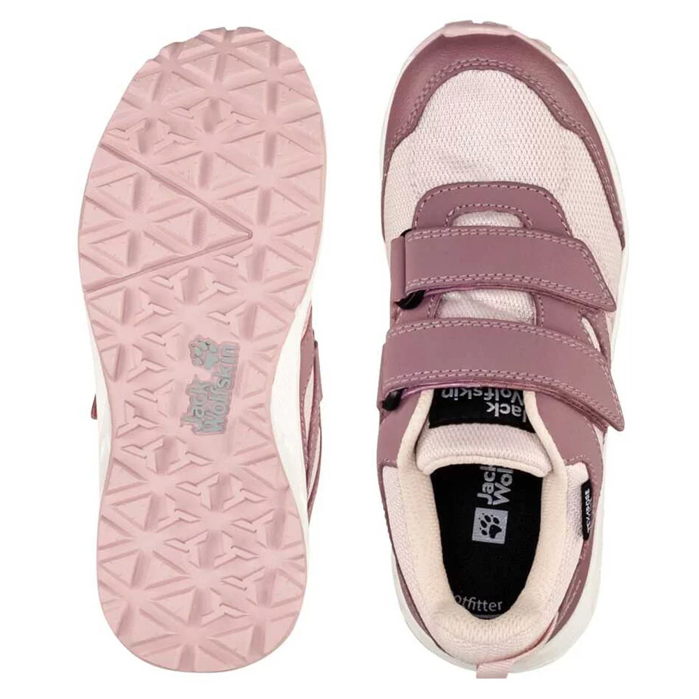 Кроссовки детские Jack Wolfskin Woodland texapore vc 4046351-2197 ash mauve 32 купить,NaN