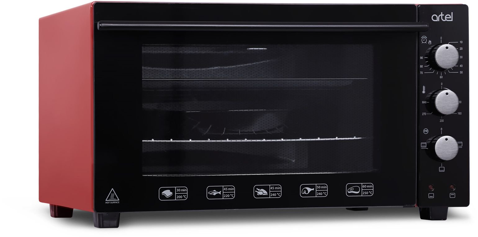 Мини-печь Artel MD 4218 L красная - ForteMarket Мини-печь Artel MD 4218 L красная купить,0