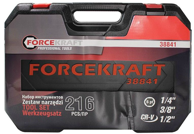 Набор инструментов Forcekraft FK-38841 216 предметов купить,NaN