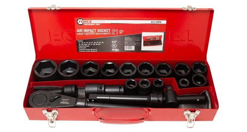 Набор инструментов Forcekraft FK-6212-5MPB 21 предметов купить,NaN