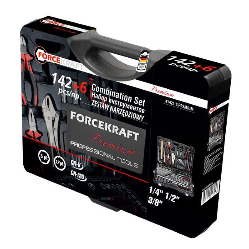 Набор инструментов Forcekraft FK-41421-5 Premium 142+6 предметов купить,NaN