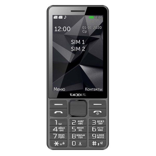 Мобильный телефон TeXet TM-D324 Grey