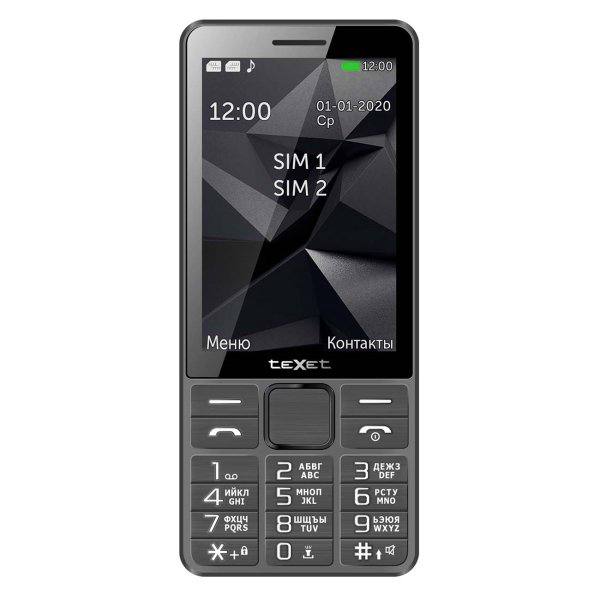Мобильный телефон TeXet TM-D324 Grey купить,NaN