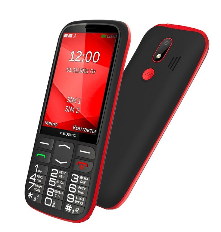 Мобильный телефон TeXet TM-B409 Black-Red - ForteMarket Мобильный телефон TeXet TM-B409 Black-Red купить,0