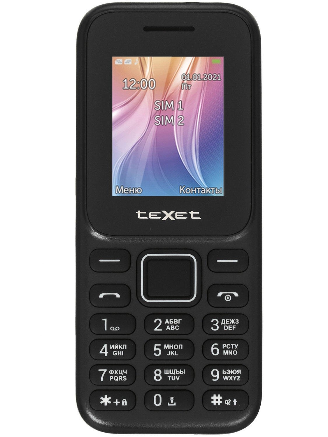 Мобильный телефон TeXet TM-123 Black купить,NaN