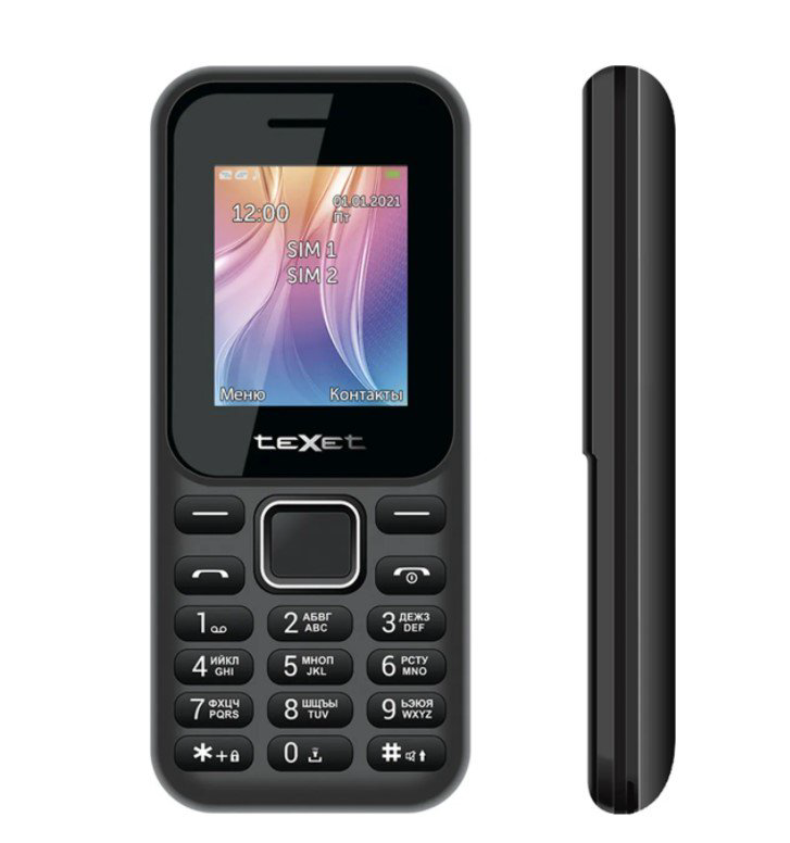 Мобильный телефон TeXet TM-123 Black купить,NaN