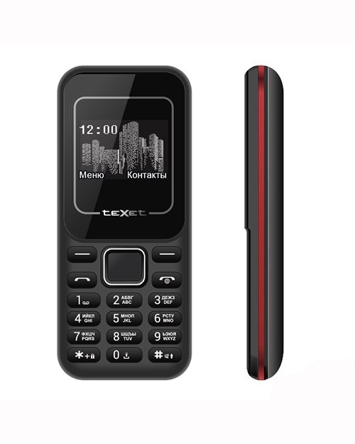 Мобильный телефон TeXet TM-120  Black-Red купить,NaN