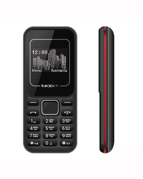 Мобильный телефон TeXet TM-120  Black-Red купить,NaN