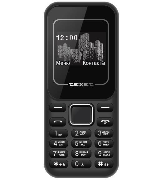 Мобильный телефон TeXet TM-120  Black-Red купить,NaN