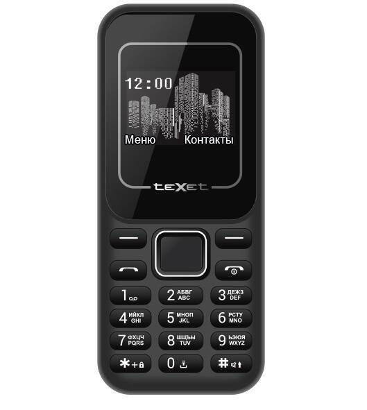 Мобильный телефон TeXet TM-120  Black-Red купить,NaN