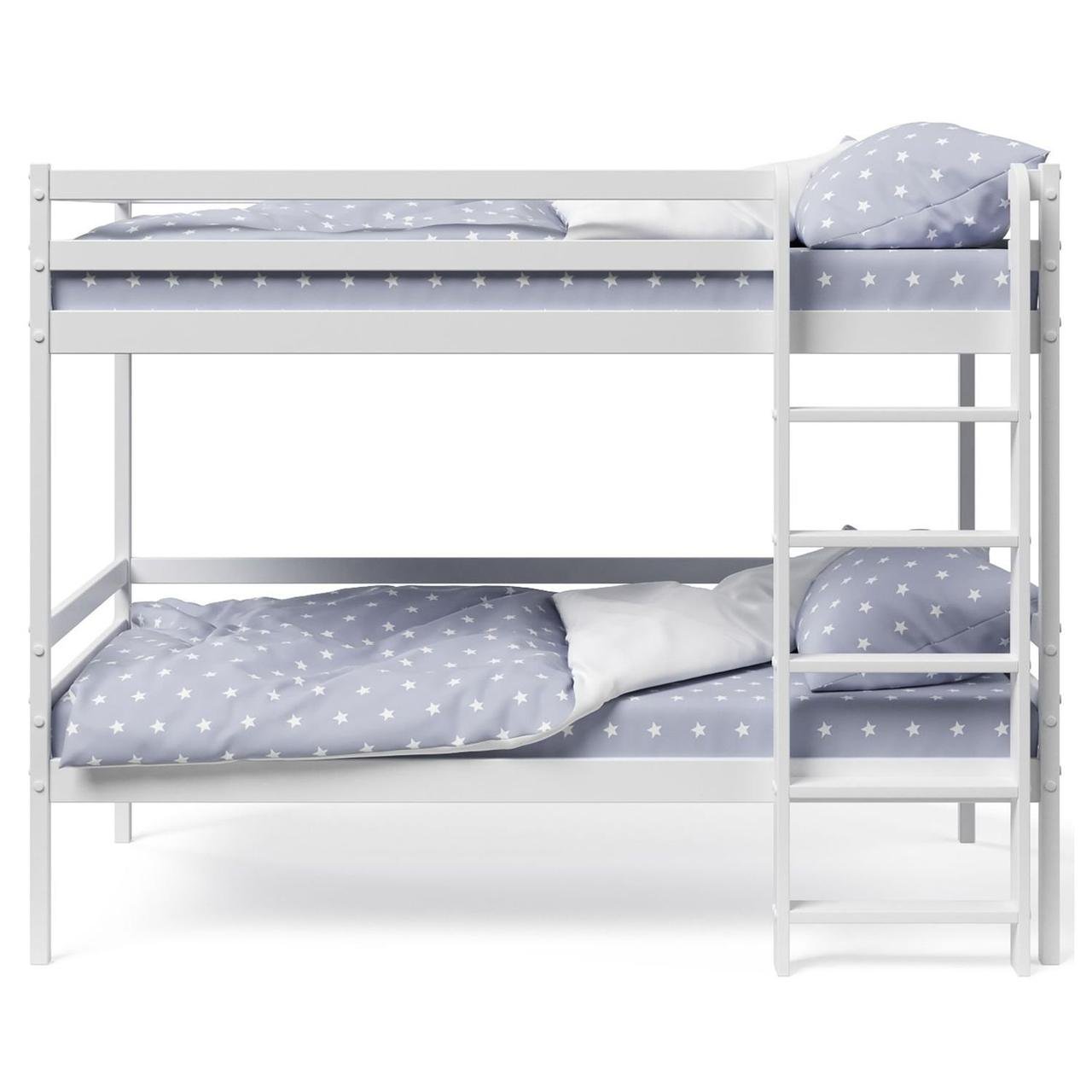 Кровать детская Tomix Twin белая - ForteMarket Кровать детская Tomix Twin белая купить,0