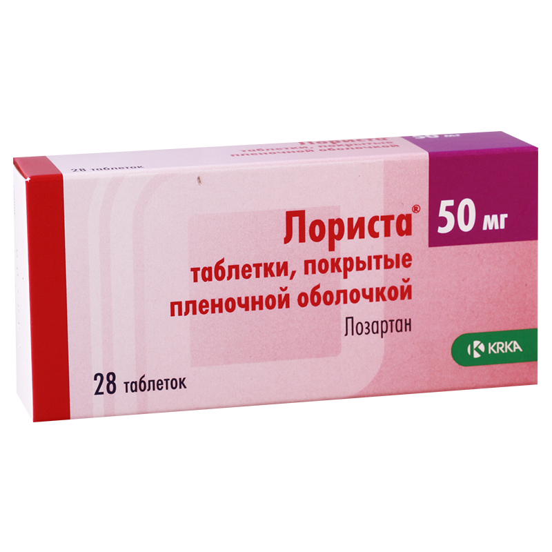 KRKA d.d. Лориста 50мг 28шт таблетки